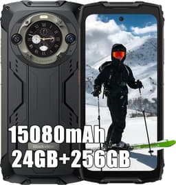 Blackview BV9300 Pro - Robuuste Smartphone - 24GB RAM - 256GB - 15080mAh - 120Hz 6.7" FHD - Dual 4G LTE - 64MP+32MP - IP68 Waterdicht - 1.32" Achterkant Dsiplay - NFC - GPS - Zwart — thumbnail 2