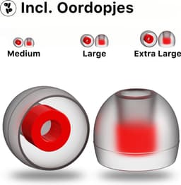 In-Ear Bedrade Oordopjes met 3,5 mm Jack Aansluiting - Sport Oortjes met Draad en Microfoon - Extra Bass - Super Comfortabel — thumbnail 2