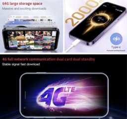 medj-mini smartphone- mobiele telefoon- superkleine -klein -4G -Snelste -mini- gsm -android 10 — thumbnail 3
