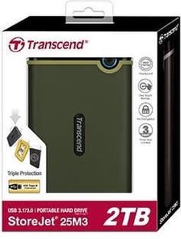 Transcend StoreJet® 25M3G 2 TB Externe harde schijf (2.5 inch) USB 3.2 Gen 2 (USB 3.1) Legergroen TS2TSJ25M3G — thumbnail 2