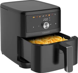 Tomado TAF6001B - Airfryer XXL - 6 liter - Hetelucht friteuse - 1000 gr friet - Digitaal display - Zwart — thumbnail 1