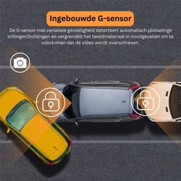 White-label® Dashcam voor Auto - Dualdashcam Voor en Achter - Full HD - Zwart — thumbnail 2