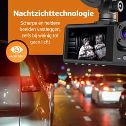 Norrmalm® Full HD Dashcam voor Auto - 64 GB - App (iOS, Android) - WiFi - Voor en Achter Camera - Parkeerfunctie - G-sensor — thumbnail 5