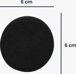 kwmobile 2x oorkussens geschikt voor Jabra Evolve 20 / 20se / 30 / 30II / 40 / 65 Koptelefoon - Vervangende earpads voor Overear Koptelefoon — thumbnail 4