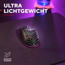 Trust GXT929 Helox - Draadloze Gaming Muis - Ultra licht - RGB verlichting - 4800 DPI - Zwart — thumbnail 4