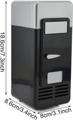 Equivera Mini Fridge for Drinks - Kleine Koelkast - Mini Koelkasten - Minibar - Mini Fridge - Mini Koelkast - Mini Koelkastje - Must have voor in Huis! — thumbnail 3
