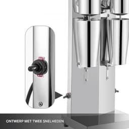 Dubbele Milkshake-Machine - RVS - 18000 T/min - 800ml Capaciteit — thumbnail 5