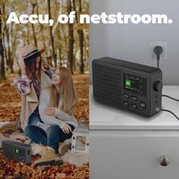 Denver DAB Radio - Bluetooth - DAB+/ FM Radio - 40 voorkeuzezenders - Wekkerradio - DAB57B — thumbnail 4