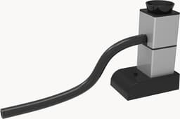 Ziva Smoker Compact koudroker vierkant staand zilver — thumbnail 2