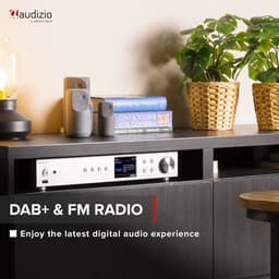 DAB tuner - Audizio Adria - DAB radio met Bluetooth, internetradio en Spotify Connect - Zilver — thumbnail 3