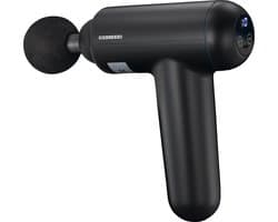Melissa Massage Pistool - Massage Gun - Oplaadbaar via USB - LED display - 4 Massagekoppen inbegrepen - Massagepistool 16770048 - Zwart