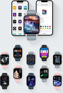 Smartwatch-Bellen-Bloeddruk-Hartslag-Zuurstof-Muziek — thumbnail 5