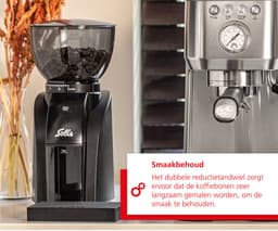 Solis Barista Perfetta Plus 1170 en Scala Zero Static 1662 - Pistonmachine en Koffiemolen - Espressomachine - Koffiemachine met Bonen - Zilver — thumbnail 4