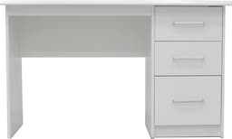 Bureau 120 cm met lades – compact wit bureau met opbergruimte — thumbnail 4
