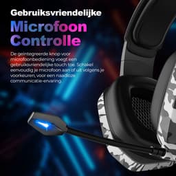 Spirit of Gamer Gaming Headset – Pc – gaming koptelefoon – 50mm speakers – kabellengte 1,20m – comfortabel – Artic Wit — thumbnail 2