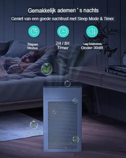 Velox Air Purifier Met Hepa Filter - Hepa Filter - Air Cleaner — thumbnail 2