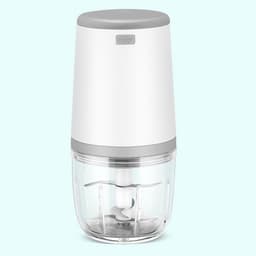 Mini babyblender, mini keukenmachine, 300 ml babyblender, mini elektrische hakmolen, mini keukenmachine met USB-oplaadfunctie, blender — thumbnail 3
