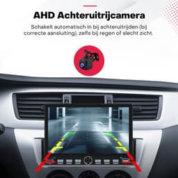 Boscer 1 Din Autoradio met 7 Inch Scherm - Draadloos Apple CarPlay & Android Auto - Bluetooth, Handsfree Bellen & FM Radio (RDS) - Achteruitrijcamera & Microfoon — thumbnail 4
