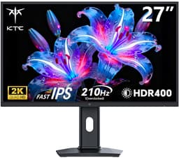 KTC H27T7P-2 Gaming-monitor, 27-inch 2560×1440 QHD, 200Hz verversingssnelheid, overdrive tot 210Hz — thumbnail 2