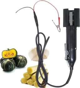 Automatische Suikerriet Schraapmachine - Elektrische Dunschiller - Voedsel Voorbereiden - Precisie Peeling - 120W - Zilver — thumbnail 1