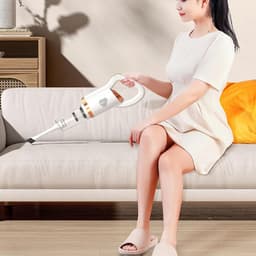 Steelstofzuiger - Draadloze Reiniger - Huishouden Schoonmaken - Combinatie Stofzuigen Dweilen - Hoge Capaciteit Batterij - Wit — thumbnail 5