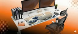 Olivivo® Muismat Grote Golf - Gaming Mousepad XXL - Onderlegger - Grote Muismat - 90x40 CM - Bureaulegger - Toetsenbord - Anti Slip - Waterproof - Desktop mat — thumbnail 5