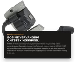 Dailygoods- Bobine Vervanging Deel - Geschikt voor Tecumseh 36344A/37137 - Hoogwaardig Siliconen/IJzer - Eenvoudige Installatie - Gewicht 251 g - Lange Levensduur - Ontstekingsspoel — thumbnail 1