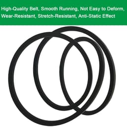 Dailygoods- Grasmaaier Riem Vervanging - Onderdeelnummer 135061504/0 - Breedte 13 mm - Omtrek 1956 mm - Geschikt voor Mountfield 1538M-SD/T38M-SD - Zwart - Maaier Riem — thumbnail 4
