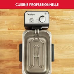 Semi-professionele Friteuse - Olie Frituurpan - Frietjes Bakken - Koude Zone Technologie - 3 Liter - Geborsteld RVS — thumbnail 3