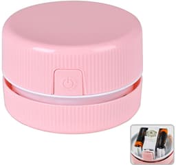 Mini Tafelstofzuiger Roze voor Diamond Painting Accessoires, Opruimapparaat voor losse strasssteentjes en Diamond Art Afval — thumbnail 1