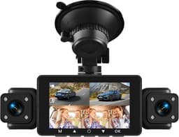 Dashcam - 3 Inch - 1080P Full HD - 4-Kanaals Auto Camera met Wifi en App - Voor 360° Bescherming — thumbnail 2