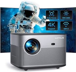Wimius - Beamer - Projector Beamer - Mini Meamer - Full HD 1080P - 1920x1080dpi - Automatische focus - met WiFi - 15000lumens — thumbnail 1