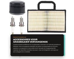 Accessoires voor grasmaaier - Vervangende luchtfilterset - Duurzaam en sterk - Hoogwaardig ABS-materiaal - Verbeterde efficiëntie - Gesch...