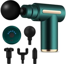 Massagepistool/spiermassagepistool/draadloos massagepistool - Groen — thumbnail 2