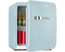 Klarstein Minibar minikoelkast voor kamers, 48 ​​liter minikoelkast voor drankjes en cosmetica, kleine , kleine en stille koelkast, verstelbaar schap, kleine huidverzorgingskoelkast 0-10 °C - Mini Koelkast - 48L - Mini Fridge