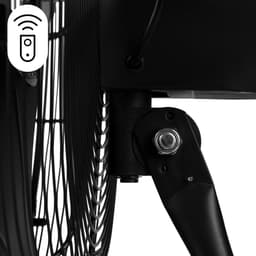 Vloerventilator ø45cm 45W met afstandsbediening zwart — thumbnail 3