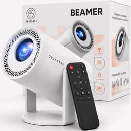 Organess Beamer - Home Cinema - 8k ondersteunend - Projector - besturingssysteem 14.0 - Projector Scherm - Wit — thumbnail 2