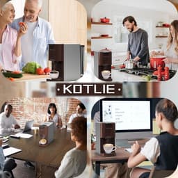 Espresso Koffiezetapparaat - Bruin - 4-in-1 Functionaliteit - 19 Bar Druk - Voor Koffieliefhebbers — thumbnail 4