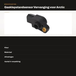 Dailygoods - Hoge precisie gasklepstandsensor, vervanging 0824 053 — thumbnail 2