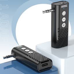 AdroitGoods Bluetooth 5.3 Audio Adapter 2-in-1 AUX Receiver Transmitter 3.5mm Jack Draadloos Audio Dongle met TF Kaart & Lange Batterijduur — thumbnail 5