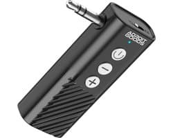 AdroitGoods Bluetooth 5.3 Audio Adapter 2-in-1 AUX Receiver Transmitter 3.5mm Jack Draadloos Audio Dongle met TF Kaart & Lange Batterijduur