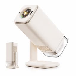 Mini Beamer 4K - WiFi - Bluetooth - Dolby Audio - Draagbare Projector - USB-C Voeding - Wit — thumbnail 1