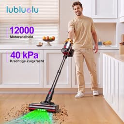 Lubluelu G11 Draadloze Steelstofzuiger 40Kpa- 5 in 1 Handstofzuiger - Zelfstaand Design - 45 Min Gebruikstijd - Verwijderbare Batterij- Anti-klit Borstel - HEPA-filter - LED-koplampen — thumbnail 1