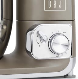 Keukenmachine - Mixer Deegmaker - Bakken en Koken - Volledig Metalen Motor - 5.5L Kom - Zilver — thumbnail 2