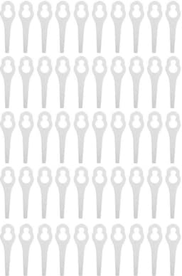 Maaimessen 50 Stuks - Kunststof - Grasmaaier Mes - Geschikt voor ALM 28/30 - Duurzaam - Efficiënt Maai-effect - Grasmaaierbladen — thumbnail 1