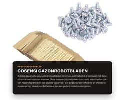 Gazonrobotbladen 45 Stuks - Vervangingsmaaibladen - Roestvrij Staal - Hoge Hardheid - Duurzaam - Efficiënte Snijprestaties - Robotmaaiermes