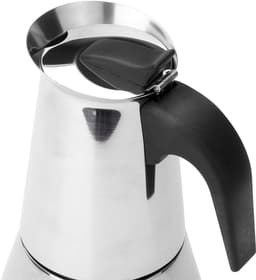 Italiaanse koffiemaker - Percolatiekoffiemaker - Italiaanse mokapot - Franse koffiemaker - Europese espresso - Roestvrij staal - 12 kopjes - 600 ml - Zilver — thumbnail 2