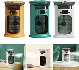 Draagbare airconditioner - 4-in-1 koeler - Geel — thumbnail 5