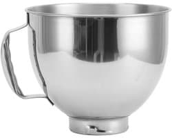 Roestvrijstalen Mengkom - Vervangingskom Mixer - Bakken en Mixen - Grote Capaciteit - 45-5 QT - Zilver