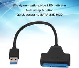 USB naar SATA Adapterkabel - Externe Harde Schijf Kabel - Gegevens Overzetten - UASP Ondersteuning - 2.5 en 3.5 Inch — thumbnail 5